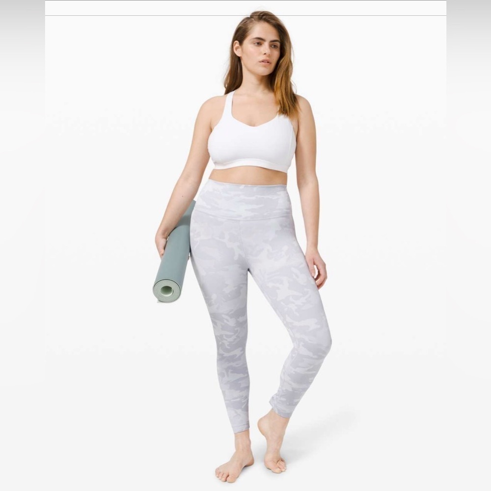 Lululemon Wunder Under High-Rise Tight 25" *Luxtreme Camo White Starlight